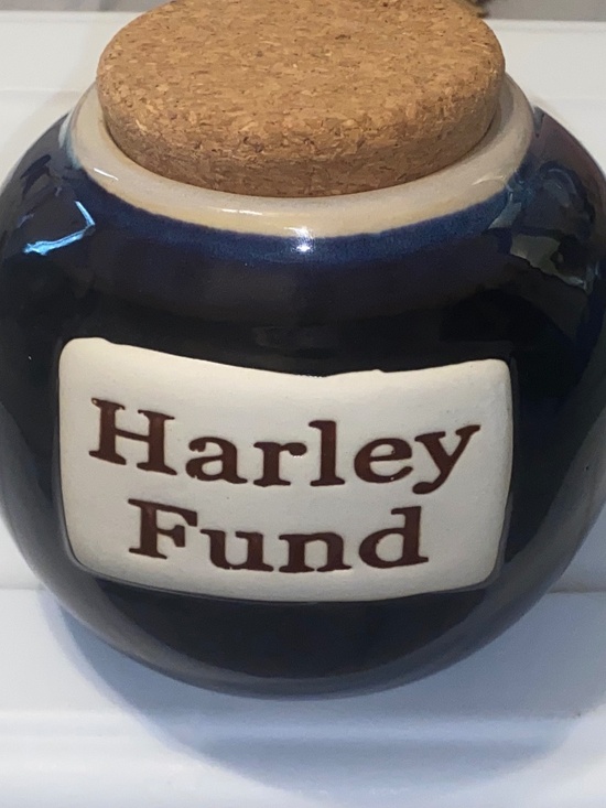 Tumbleweed Other - Tumbleweed Harley Fund Ceramic Money Jar Bank